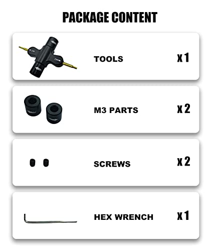 Aluminum Quick Release Socket Wrench Multi-Purpose Prop Tool for RC FPV