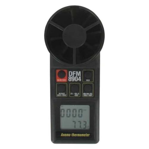 DWYER INSTRUMENTS Anemometer,Rotating Vane,Black