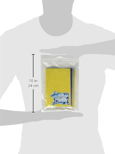 5-Pack Microfiber Cleaning Cloths for Smart Phones, Laptops, Tablets, Lenses, LCD Monitor, TV, Camera, Glasses, Optics etc in Retail Packaging