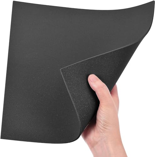 Boxonly EVA Foam Sheets Roll for Cosplay Halloween Model Making Mounting Photos Presentations DIY Arts and Crafts EVA Craft Foam Sheets Craft Sheet Black 250 x 250 x 3mm 8pcs - size: 250 x 250 x 3 mm