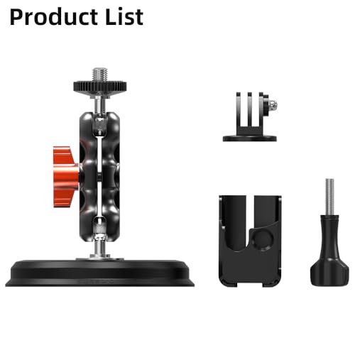 Pocket 3 Magnetic Camera Mount,Magnetic Mount Stand with Magic Arm Compatible with DJI Osmo Pocket 3,Insta360, Heavy-Duty Magnet Base Stand with 1/4"-20 Thread for Gym, Car Mounting - color: D9