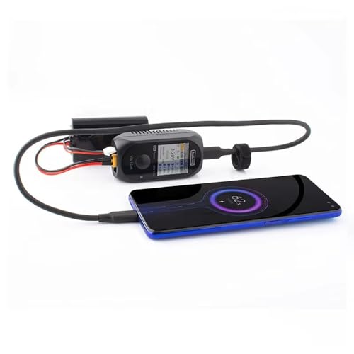 M4 80W 5A MINI Pocket Smart Compact Balance Charger Built-in USB C XT30 XT60 Output for ToolkitRC 1-4S Lipo LiHv Life Battery (M4 Pocket 1PC) - style: M4 Pocket 1PC