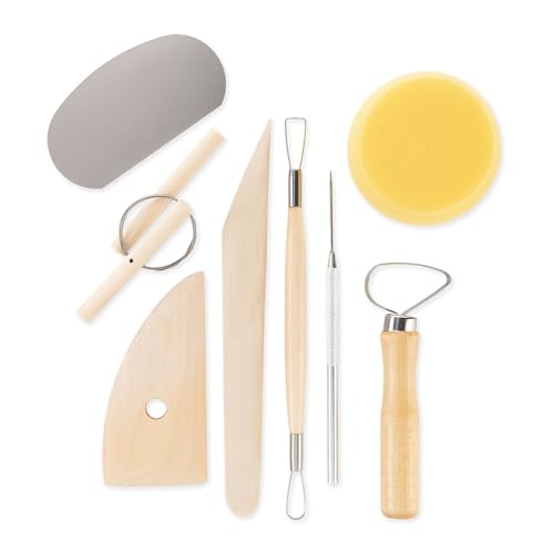 Royal & Langnickel RSET-POT1 Complete Pottery Tool Set (8 Piece)