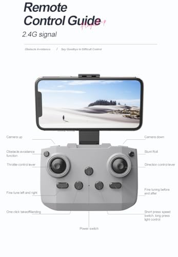 Little Pilot X18 RC Toy Drone with Dual Cameras, Propeller Guards, One-Key Takeoff/Landing, Intelligent Obstacle Avoidance, 3D Flips, Hovering, LED Lights,Batteries, Dual Control via Remote & App,Flight First Lesson XI8 Mini Quadcopter RC Drone Lets the S