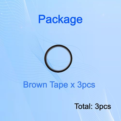 3 rolls Teflon Tape, Wear and Heat Resistant, Precision Rings, Cut at Will, Joystick Protector Compatible with Playstation 4(PS4), PS5, Xbox One, Series X, Switch, Switch Pro, Scuf Controller Grips-br - color: 3 Brown Roll Wear-resistant Tapes