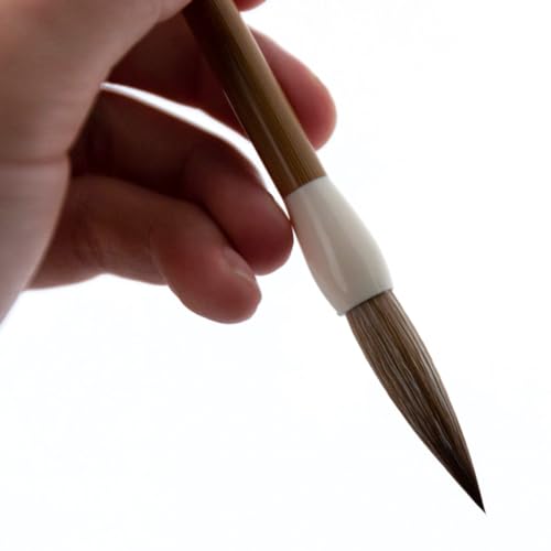 Chinese Calligraphy Brush, Weasel Hair Chinese Brushes, Calligraphy Sumi Brush for font 2-6cm, Seal/Clerical/Regular/Running/Cursive Script, Japanese Kanji. QingYi Small 1pc - color: 1101. QingYi S 1pc