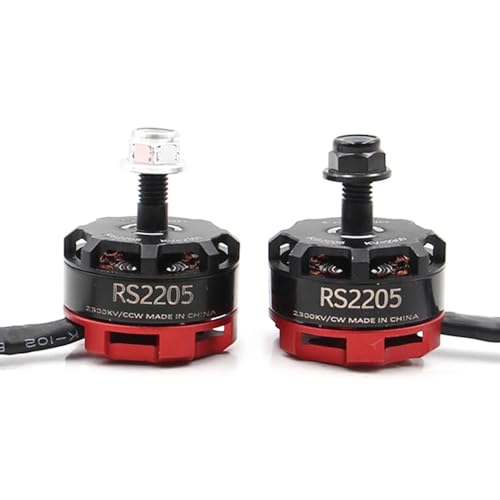 RS2205 2205 2300KV CW CCW FPV Brushless Motor 3~4S Lipo 30A 4in1 ESC for RC Quadcopter Multicopter Racing Drones DIY (1PC RS2205 2300 CW) - style: 1PC RS2205 2300 CW