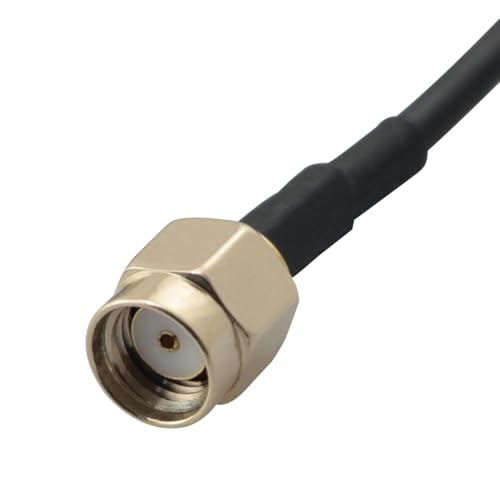 2PCS Antenna Extension Cables RP SMA Male to Female Bulkhead Mount RG174 Cable 3m 10 Feet Suitable for Routers Security Cameras Network Card Adapters