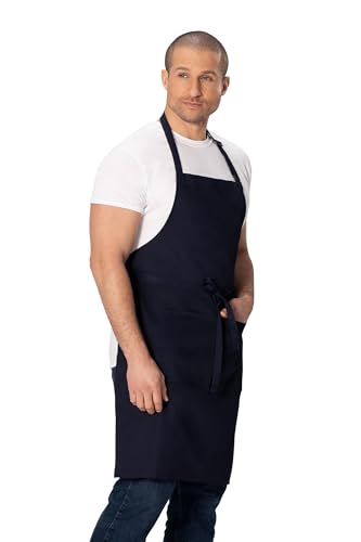 Chef Works Unisex Butcher Apron - color: Navy