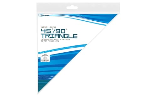 PRO ART A70145cPro Art 14-Inch 45/90-Degree Triangle, Clear - color: Clear, size: 14-inch, 45/90 Degrees