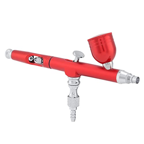 Professional Airbrush Kit with 0.3mm Dual Action Gravity Feed - Perfect for Nail Art, Cake Decorating, Hobby Painting & Temporary Tattoos - High Precision Spray Gun with Complete Tool Set