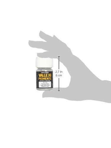 Vallejo - Pigment FX Light Slate Grey, 1.18 Fl. Oz. (35 ml) Pot, Fine Powder Color Pigment for Model Weathering and Hobby Building - style: Light Slate Grey
