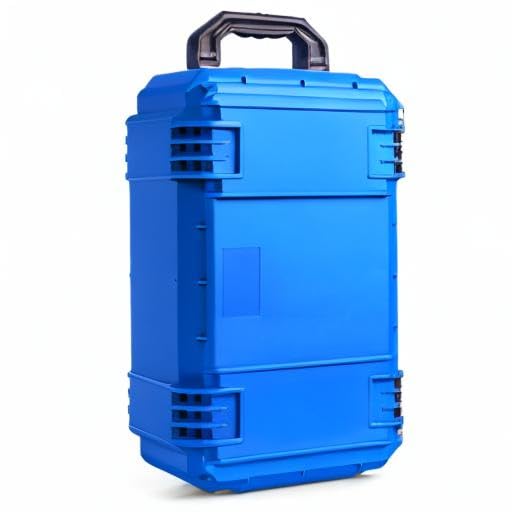 Seahorse 830 Professional Carry On Suitcase, TSA Approved, Mil Spec, IP67 Waterproof, USA Made Secure Lockable Protective Wheeled Hard Case for Travel Enthusiasts - color: Blue, style: 830 Empty