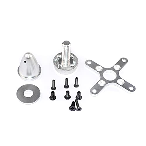 KingVal 5065 435KV Brushless Outrunner Motor with Mounting Screws Kit, 1750W High Torque 14-Pole 6mm Shaft Compatible with RC Fixed-Wing Airplane, Glider, Multicopter, Drone - size: 435KV, style: C5065
