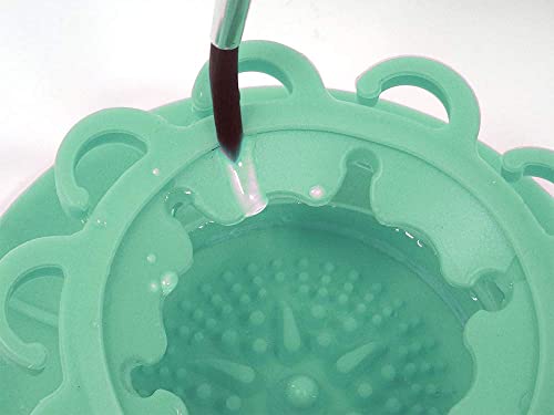 Paint Puck Ultimate Rinse Cup Paint Brush Cleaner, Jar (6 in), Green - color: Green, size: Jar