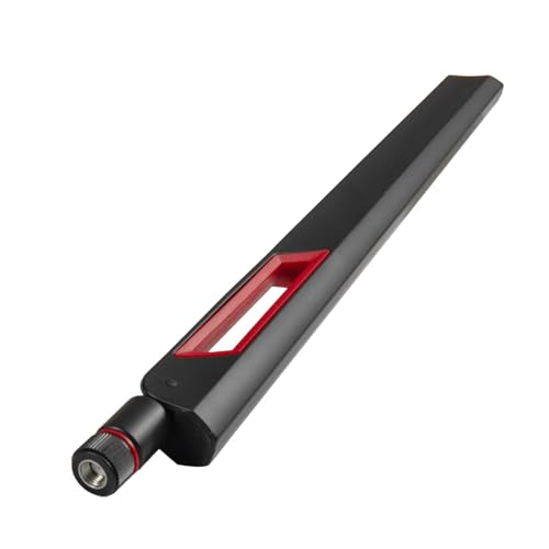 WiFi 6 6E Tri-Band 2.4GHz/5GHz/6E 9dBi Omnidirectional Antenna for PC Desktop Computer PCI-E WiFi 6E Network Card USB Bluetooth Card Wireless Router(2Pack-Black),Eifagur