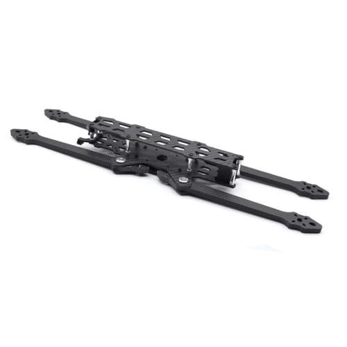 QWinOut Drone Kit LX10 V2 10inch Fold Carbon Fiber Frame Wheelbase 405mm Thickness Arm 7.0mm for 3115 Motor FPV Super Long Range Drones (Only LX10 V2 10inch Frame)