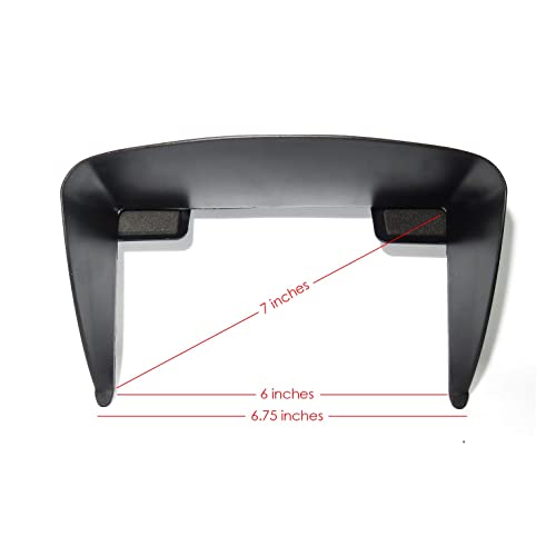 7 Inch GPS Sun Shade Visor, Anti-Glare Screen Shield Cover with Stylus Pen & Screen Protector, Anti-Reflective Visor Sunshade for Rand McNally RVND 7 GPS Truck Navigator, VSC7