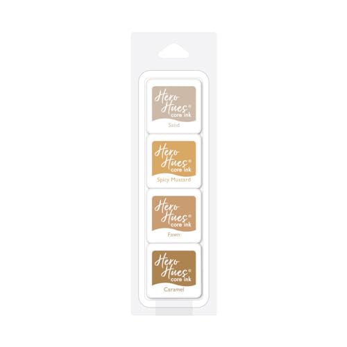 Hero Arts AF507 Warm Browns Core Ink Cubes