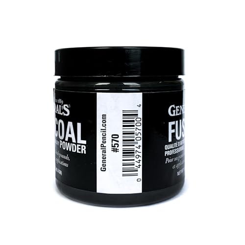 General Pencil Charcoal Powder, 2.3 oz.