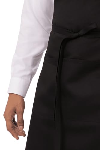 Chef Works Unisex Butcher Apron - color: Black