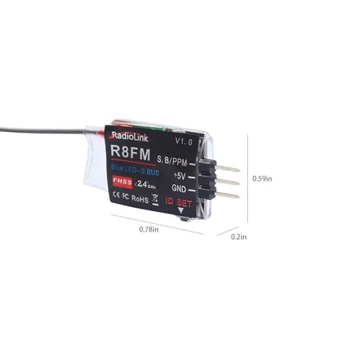 Radiolink R8FM 8 Channels 2.4GHz Micro SBUS/PPM RC Receiver