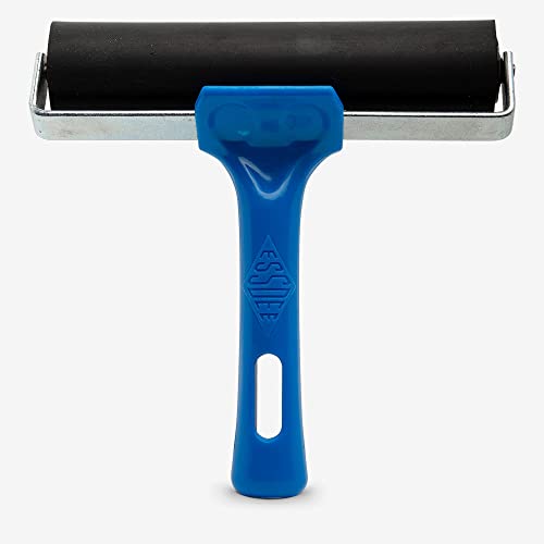 ESSDEE Ink Roller/Brayer (Soft) 150mm, Blue - size: 150mm
