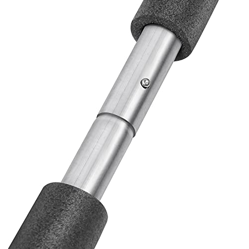 Universal Trampoline Replacement Enclosure Poles with Clamp and Hardware Fits 6 Straight Poles Trampoline