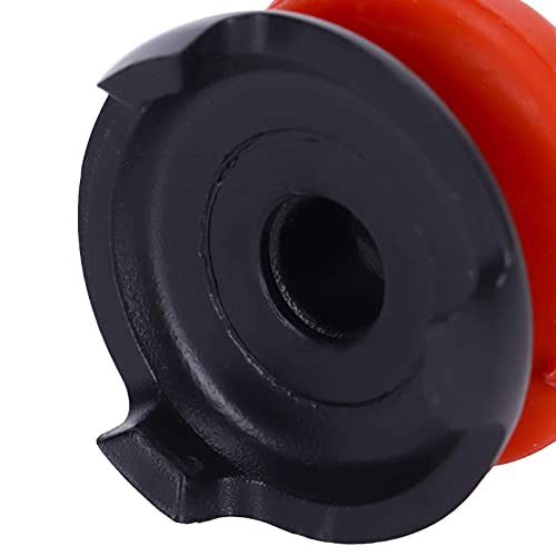 ASHATA 2Pcs Thumbstick for 3D Texture Thumb Grip Stick Joystick Thumbstick for PS 5 Controller Red - color: red