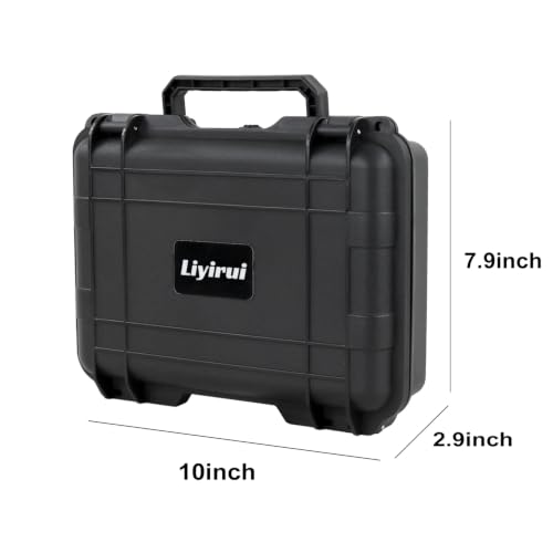 Carrying Hard Case with Pre Grid line Cube Sheet Foam Foam,Small - size: Small