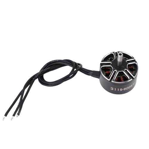 3115 900KV Brushless Motor, 2-6S RC Motor for FPV Racing Drone with Fast Rotation Speed for 9/10/11 Inch RC FPV Drones, Accurately Control The Quadcopter Speed and Position