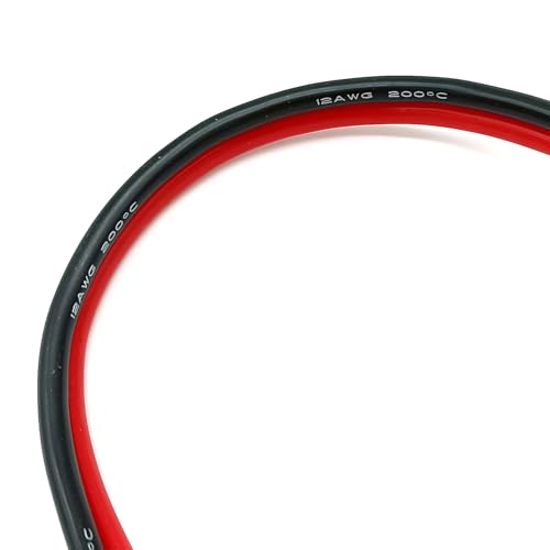XT60I Female Connector to O Ring Terminal Cable 3.28ft 12AWG Extension Cable for RC Lipo Battery FPV Racing Drone Solar Power Station - size: XT60I to O Ring Terminal Cable
