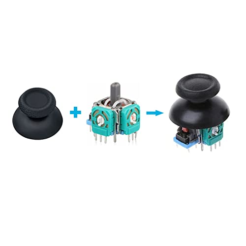 Replacement Thumbsticks Compatible with PS5 DualSense Wireless Controller