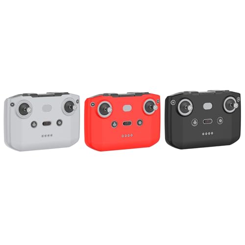 Shockproof Anti-scratch Silicone Case For DJI Neo/Mini 3/3 Pro/Mavic 3 / Air 2S / Mini 2 RC-N2 / RC-N1 / RC-N3 Remote Control(Grey) - color: Gray