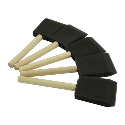 Poly Foam Brushes 2inch 48pcs, High Density Foam Paint Brush - size: 2inch 48pcs