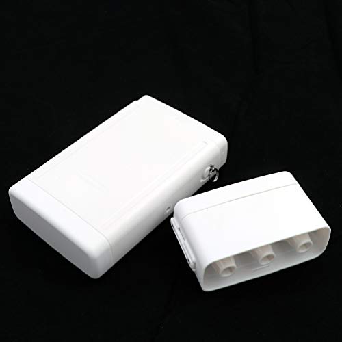 CUESOUL ANTIE Hard Dart Case, Holds 6 Steel/Soft Tip Darts & Extra Tips, Shafts & Flights, Durable Use - color: Solid White