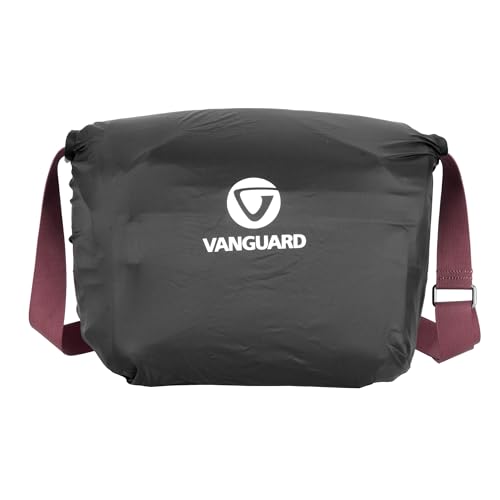VANGUARD VEO Metro S9L Camera & Everyday Shoulder Bag (Magenta) – Fits Full-Frame Camera with 3 Lenses (Up to 70–200mm f/2.8), 13" Tablet Sleeve, Removable Dividers, Weather-Resistant Design - color: Magenta, size: 9L