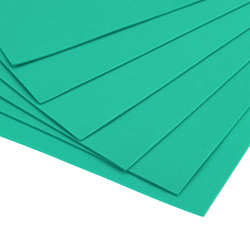 uxcell Dark Green EVA Foam Sheets 11 x 8 inch 1.7mm Thickness for Crafts DIY Projects, 12 Pcs - color: Dark Green