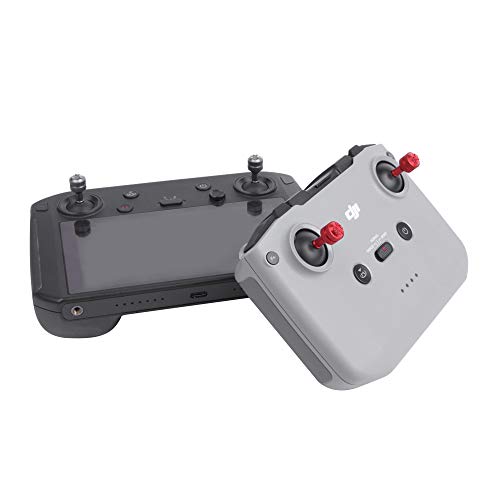 adjustable joystick combo drone remote hand motion controller rocker aluminium alloy replacement accessories (Red) - color: Red