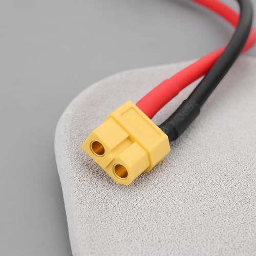 SING F LTD XT-60 Female to QS8 Male Connector Adapter 12AWG for RC Vehicles, FPV Drones High-Performance Lipo Battery Setups, 15cm - size: XT-60