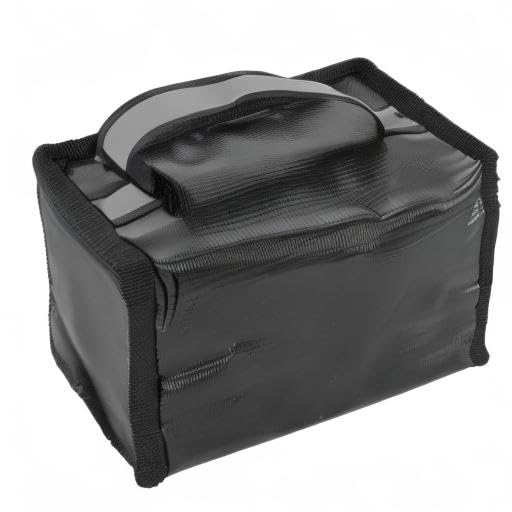 Drone Battery Bag,Portable Explosion‑Proof Fireproof Battery Storage Bag RC Drone Battery Protective Bag