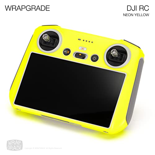 WRAPGRADE Skin Stickers Compatible with DJI RC (NEON Yellow) - color: NEON YELLOW