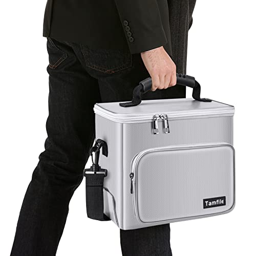 Tamfile Fireproof Lipo Battery Bag, 4200°F Explosionproof Lipo Safe, Silver - color: Silver