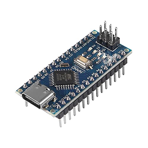 AITRIP 5pcs for Nano Board CH340/ATmega+328P Without USB Cable, Micro USB Nano Board ATmega328P 5V 16M Micro-Controller Board Compatible with Arduino Nano V3.0 - color: 5PCS