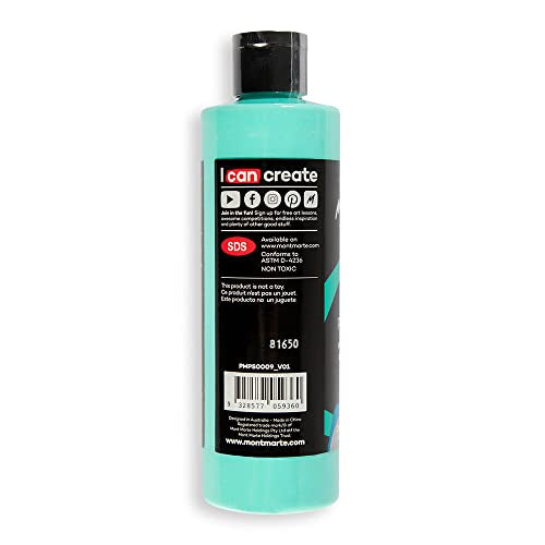 Mont Marte SuperCell Pouring Paint 240ml - Turquoise - color: Turquoise