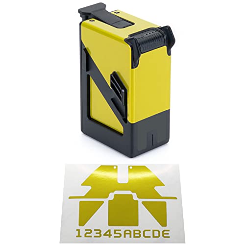 WRAPGRADE Skin Compatible with DJI FPV | One Battery (LIMONCINO Yellow) - color: LIMONCINO YELLOW