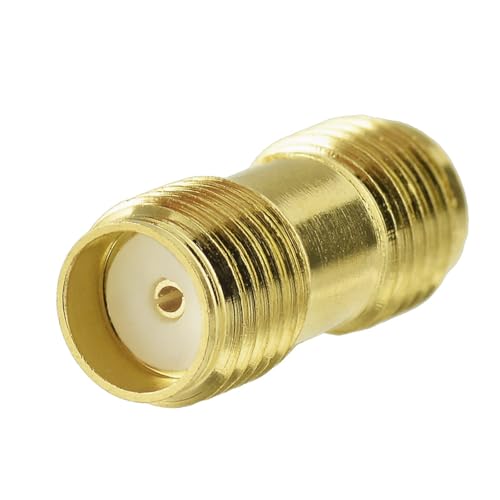 Superbat SMA Male to SMA Female Bulkhead RF Coaxial Cable RG8X Cable 15ft + 3pcs RF Coax SMA Adapter Kit for SDR Antenna Ham Radio,3G 4G LTE Antenna,ADS-B,GPS etc. - size: 5M/16.4FT RG8X