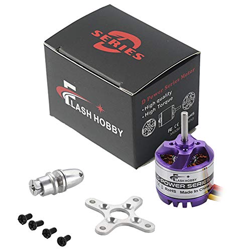FLASH HOBBY D2830 Brushless Motor 1000KV Outrunner Motor RC Plane Motor for RC Aircraft Helicopter Multicopter Drone Fixed Wing - size: 1000KV