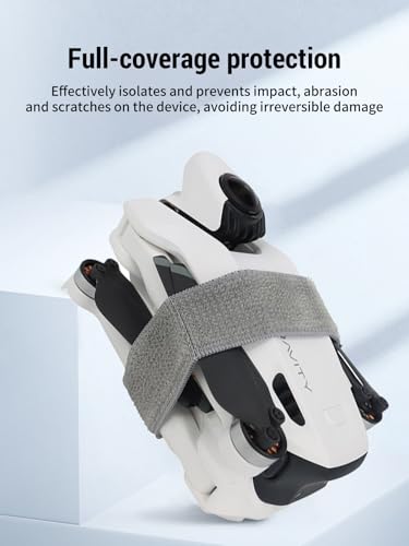for Insta360 Antigravity A1 Propeller Holder Strap, Anti-Tangle Propeller Fixing Tie, Portable Blade Stabilizer Band for Secure Storage & Travel, Easy Install Reusable Drone Accessory