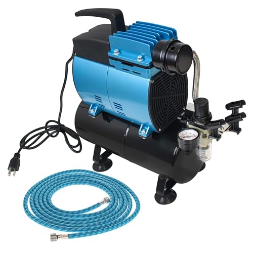 Master Airbrush Super Powerful 3/5 HP Air Compressor with Extra-Large - style: 3/5 HP with Tank